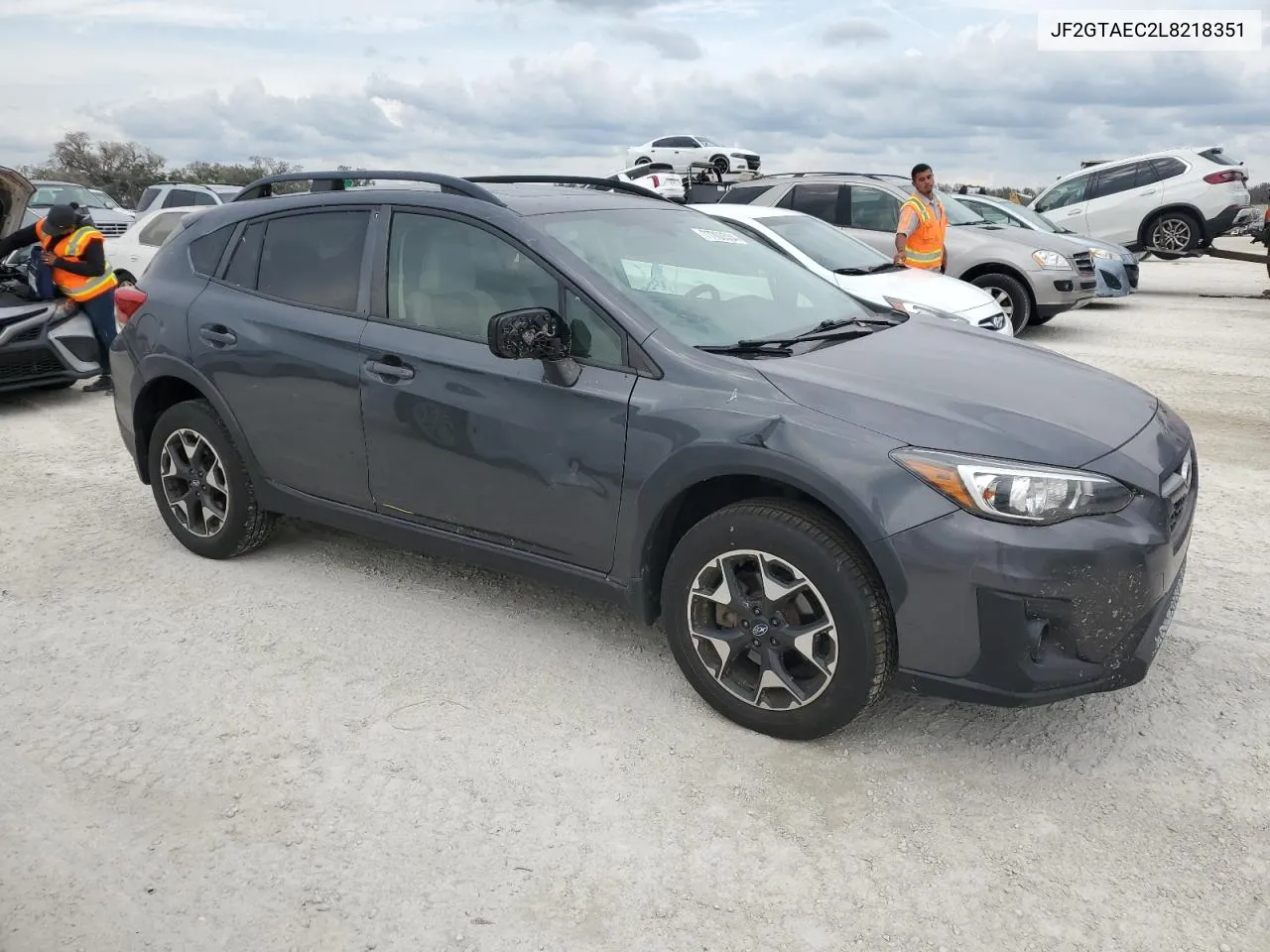 2020 Subaru Crosstrek Premium VIN: JF2GTAEC2L8218351 Lot: 77700534