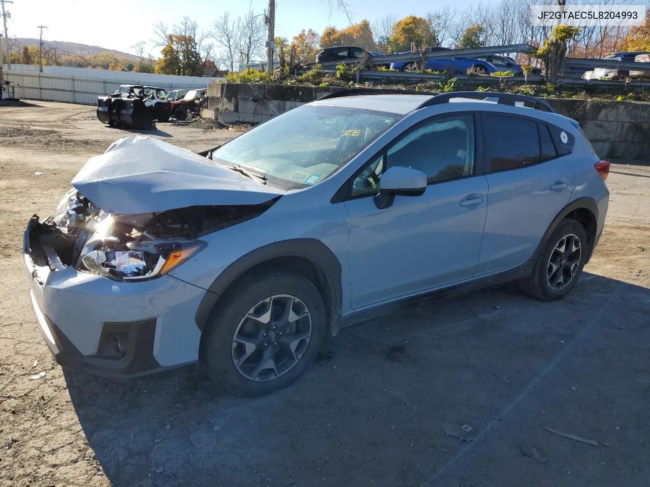 2020 Subaru Crosstrek Premium VIN: JF2GTAEC5L8204993 Lot: 77757454