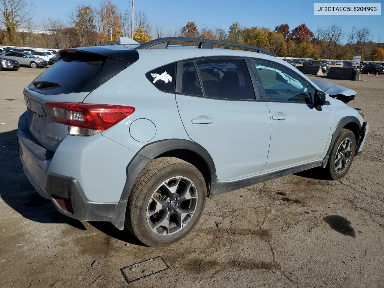 2020 Subaru Crosstrek Premium VIN: JF2GTAEC5L8204993 Lot: 77757454