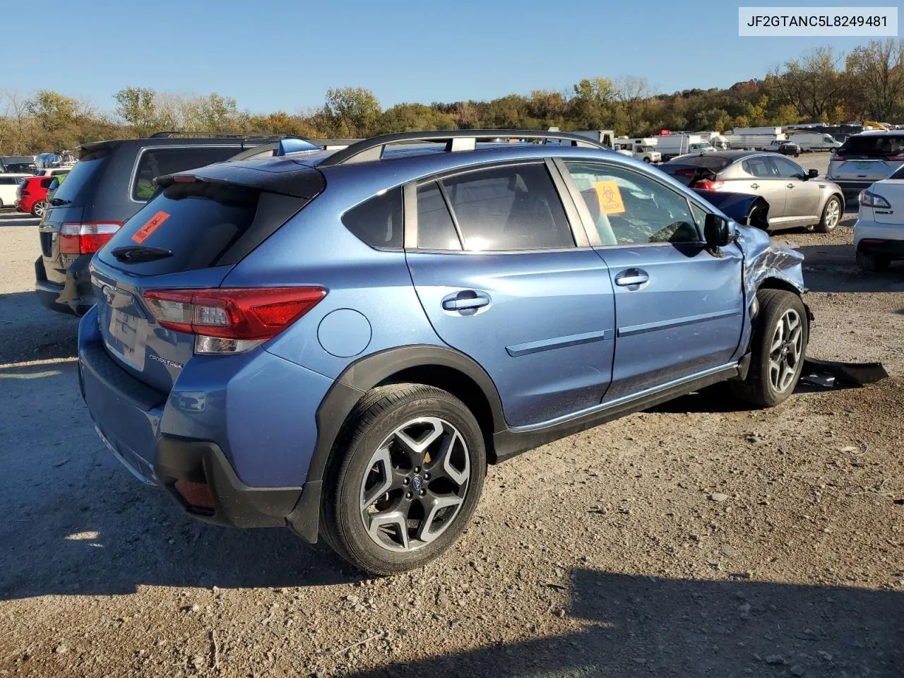 2020 Subaru Crosstrek Limited VIN: JF2GTANC5L8249481 Lot: 77876074