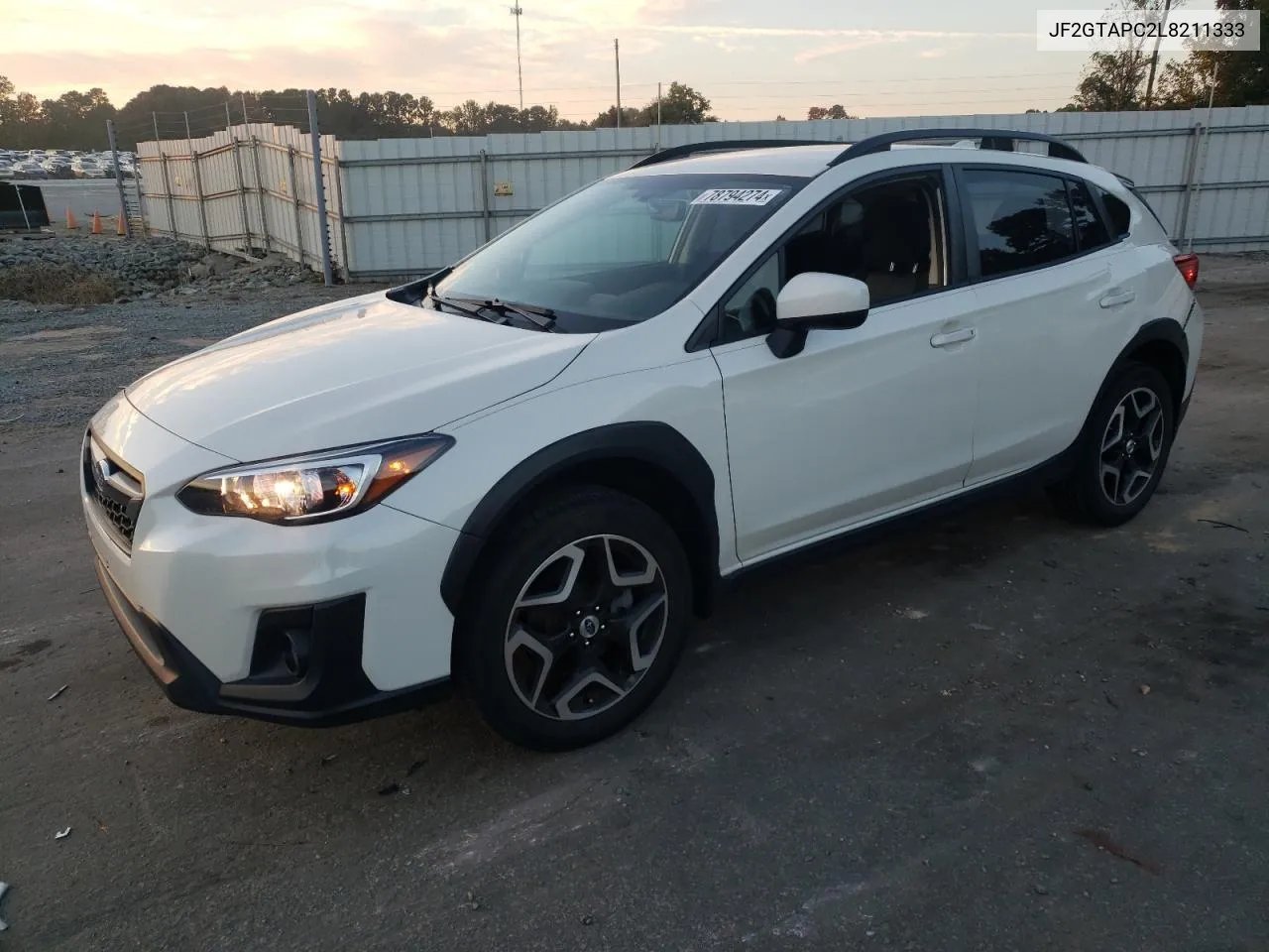 2020 Subaru Crosstrek Premium VIN: JF2GTAPC2L8211333 Lot: 78794274