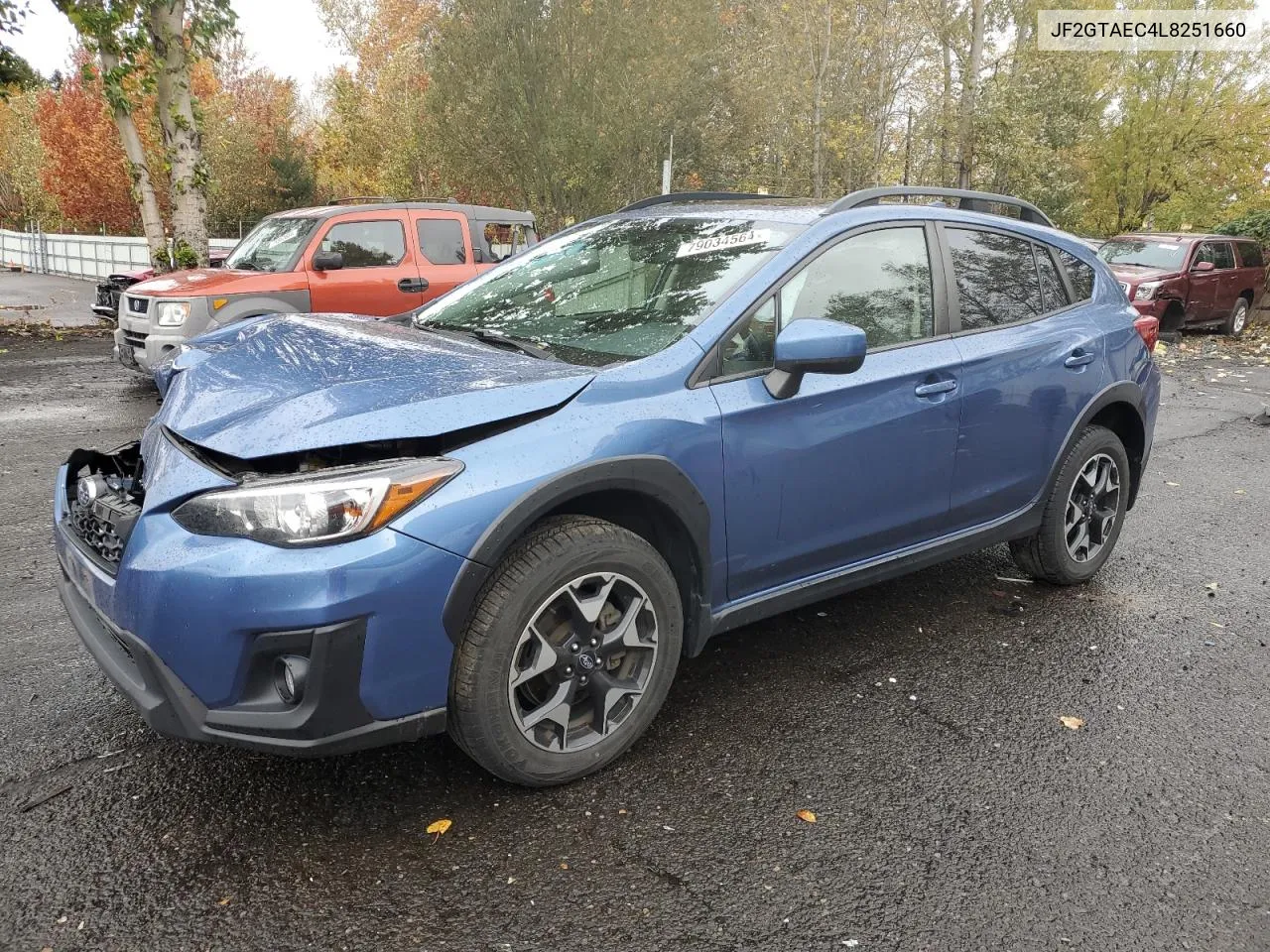 2020 Subaru Crosstrek Premium VIN: JF2GTAEC4L8251660 Lot: 79034564