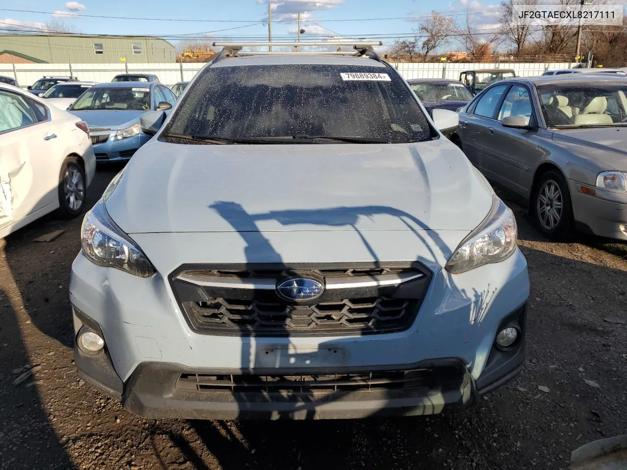 2020 Subaru Crosstrek Premium VIN: JF2GTAECXL8217111 Lot: 79889384