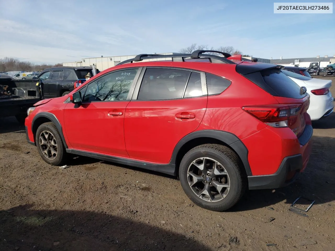 2020 Subaru Crosstrek Premium VIN: JF2GTAEC3LH273486 Lot: 80476484