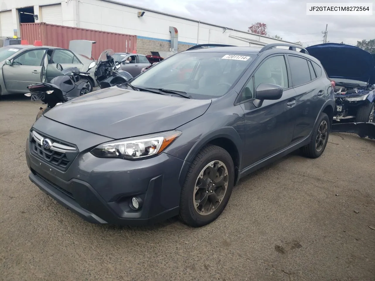 2021 Subaru Crosstrek Premium VIN: JF2GTAEC1M8272564 Lot: 72011714