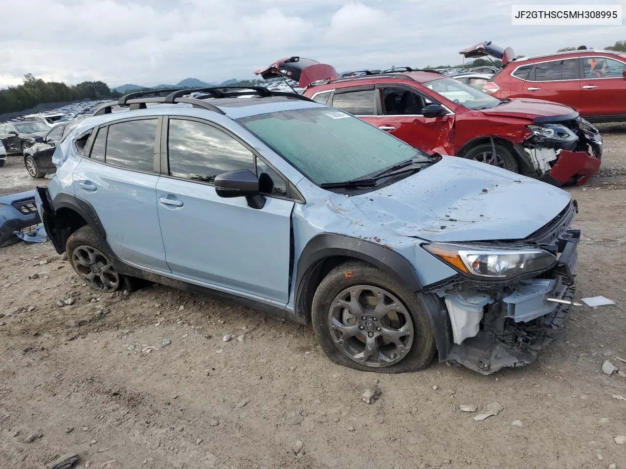 2021 Subaru Crosstrek Sport VIN: JF2GTHSC5MH308995 Lot: 73885814