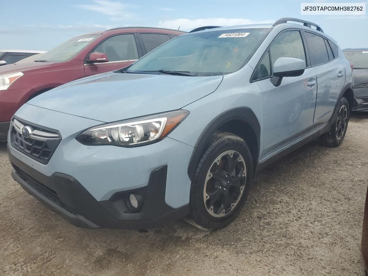 2021 Subaru Crosstrek Premium VIN: JF2GTAPC0MH382762 Lot: 74931004