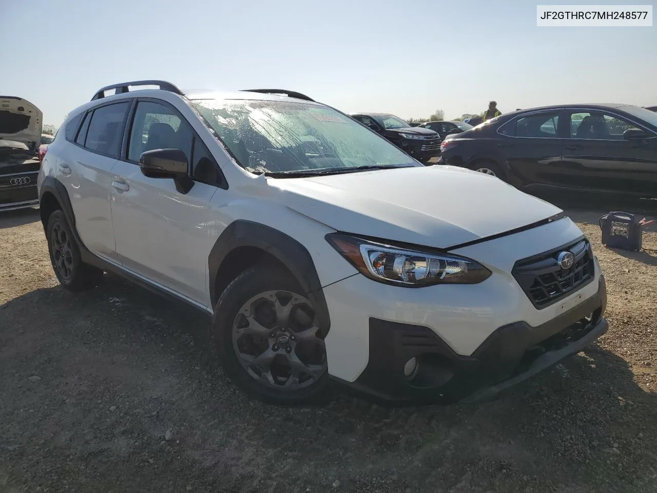 2021 Subaru Crosstrek Sport VIN: JF2GTHRC7MH248577 Lot: 75009764