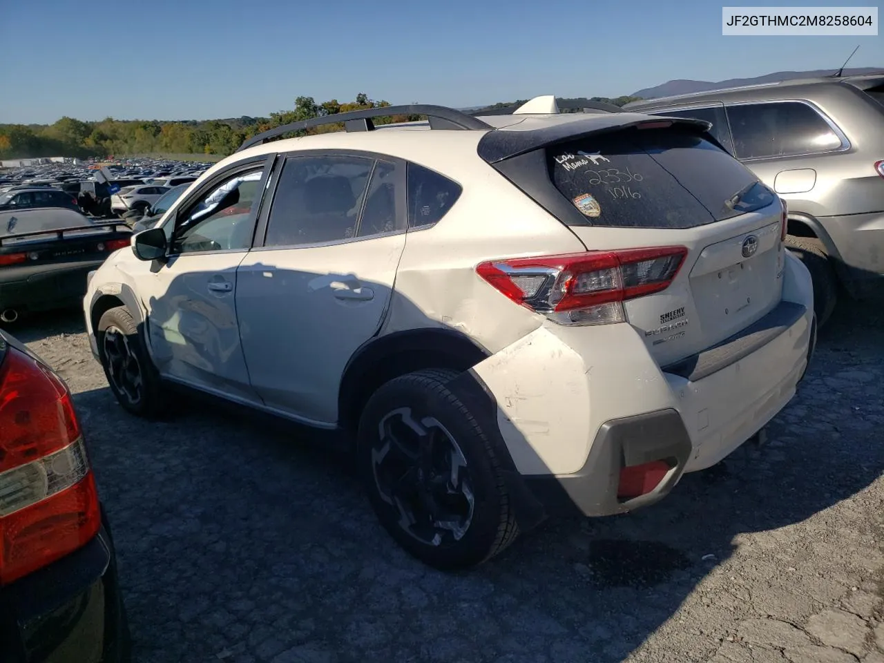 2021 Subaru Crosstrek Limited VIN: JF2GTHMC2M8258604 Lot: 75137104