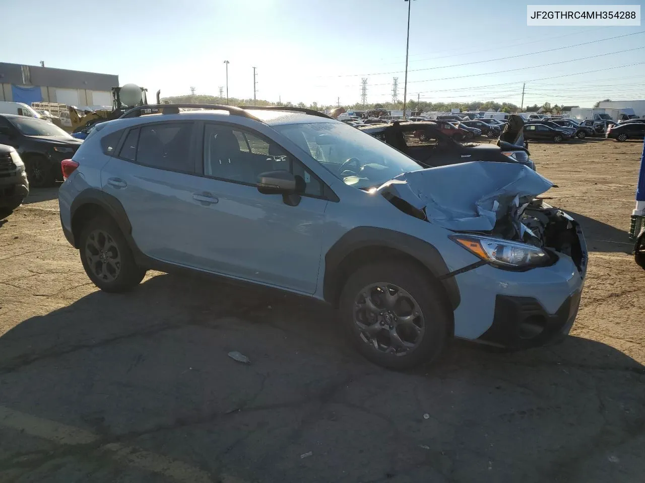 2021 Subaru Crosstrek Sport VIN: JF2GTHRC4MH354288 Lot: 75254434