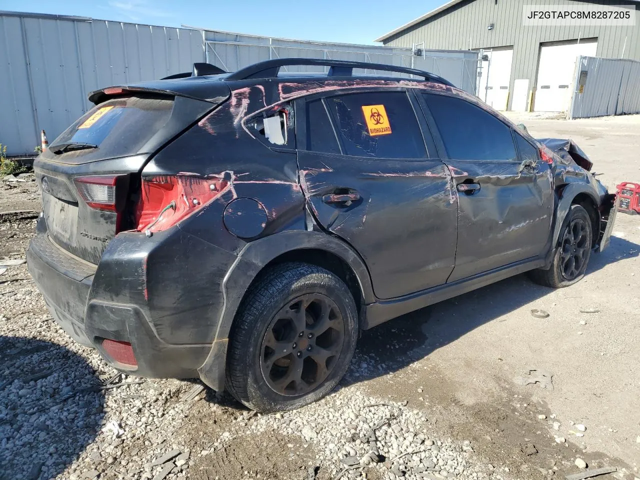 2021 Subaru Crosstrek Premium VIN: JF2GTAPC8M8287205 Lot: 75489154