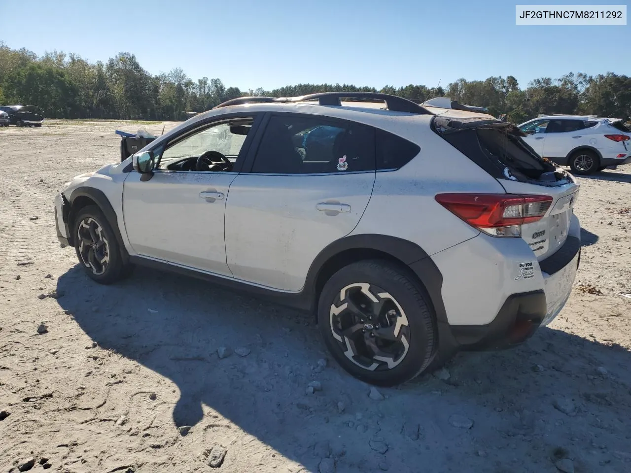 2021 Subaru Crosstrek Limited VIN: JF2GTHNC7M8211292 Lot: 75687934