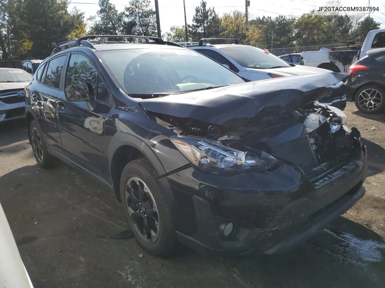 2021 Subaru Crosstrek Premium VIN: JF2GTACC8M9387594 Lot: 76134924