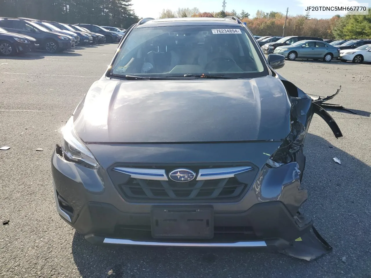 2021 Subaru Crosstrek Limited VIN: JF2GTDNC5MH667770 Lot: 76234894