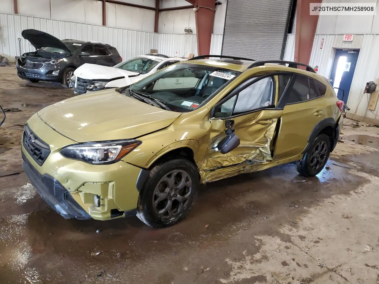 2021 Subaru Crosstrek Sport VIN: JF2GTHSC7MH258908 Lot: 76555224