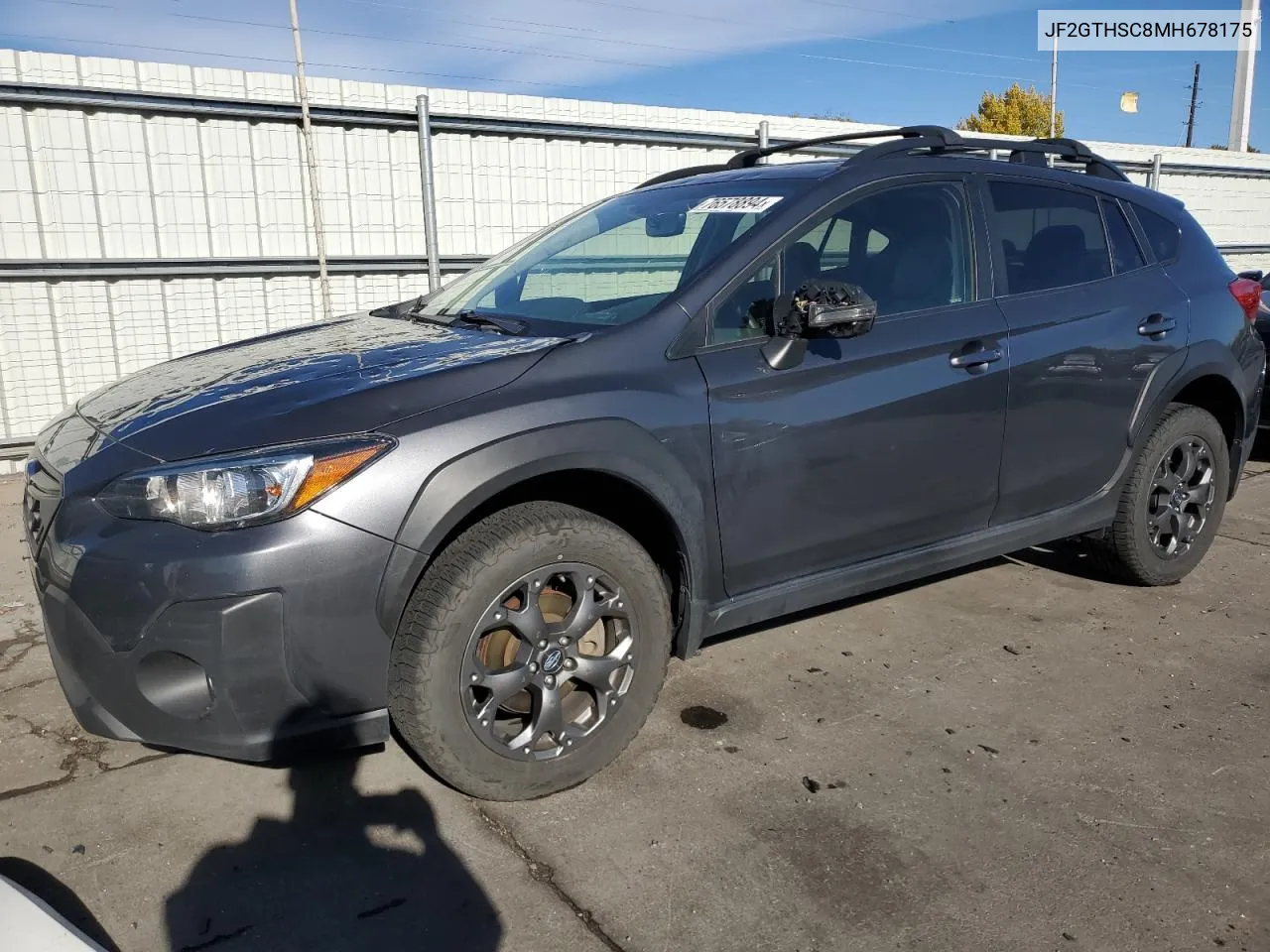 2021 Subaru Crosstrek Sport VIN: JF2GTHSC8MH678175 Lot: 76578894