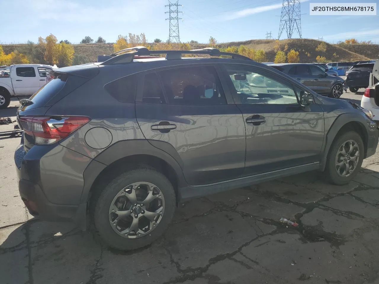 2021 Subaru Crosstrek Sport VIN: JF2GTHSC8MH678175 Lot: 76578894