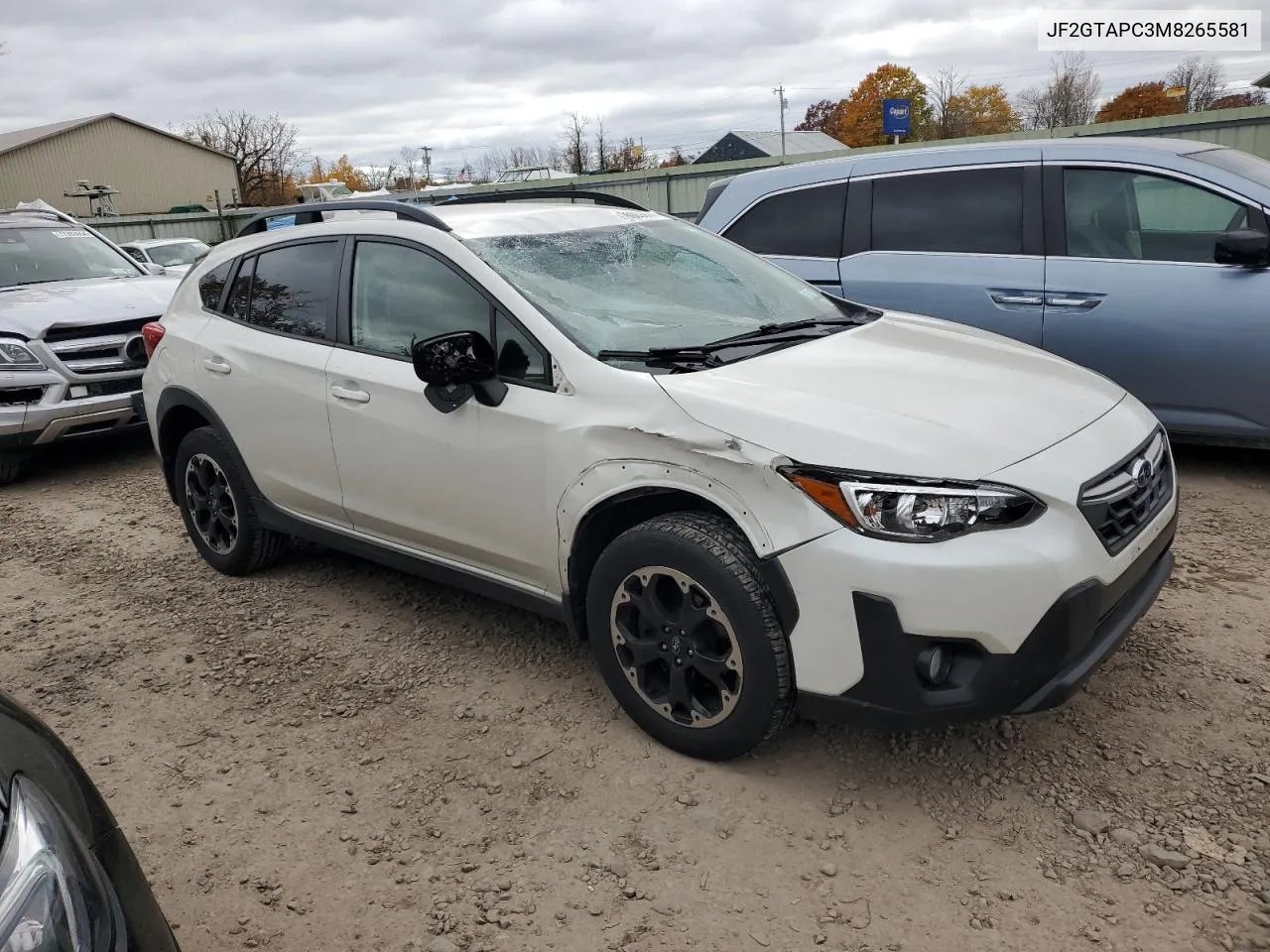 2021 Subaru Crosstrek Premium VIN: JF2GTAPC3M8265581 Lot: 76983844