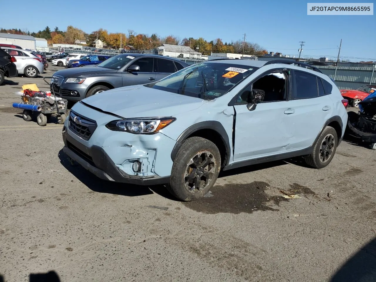 2021 Subaru Crosstrek Premium VIN: JF2GTAPC9M8665595 Lot: 77305004