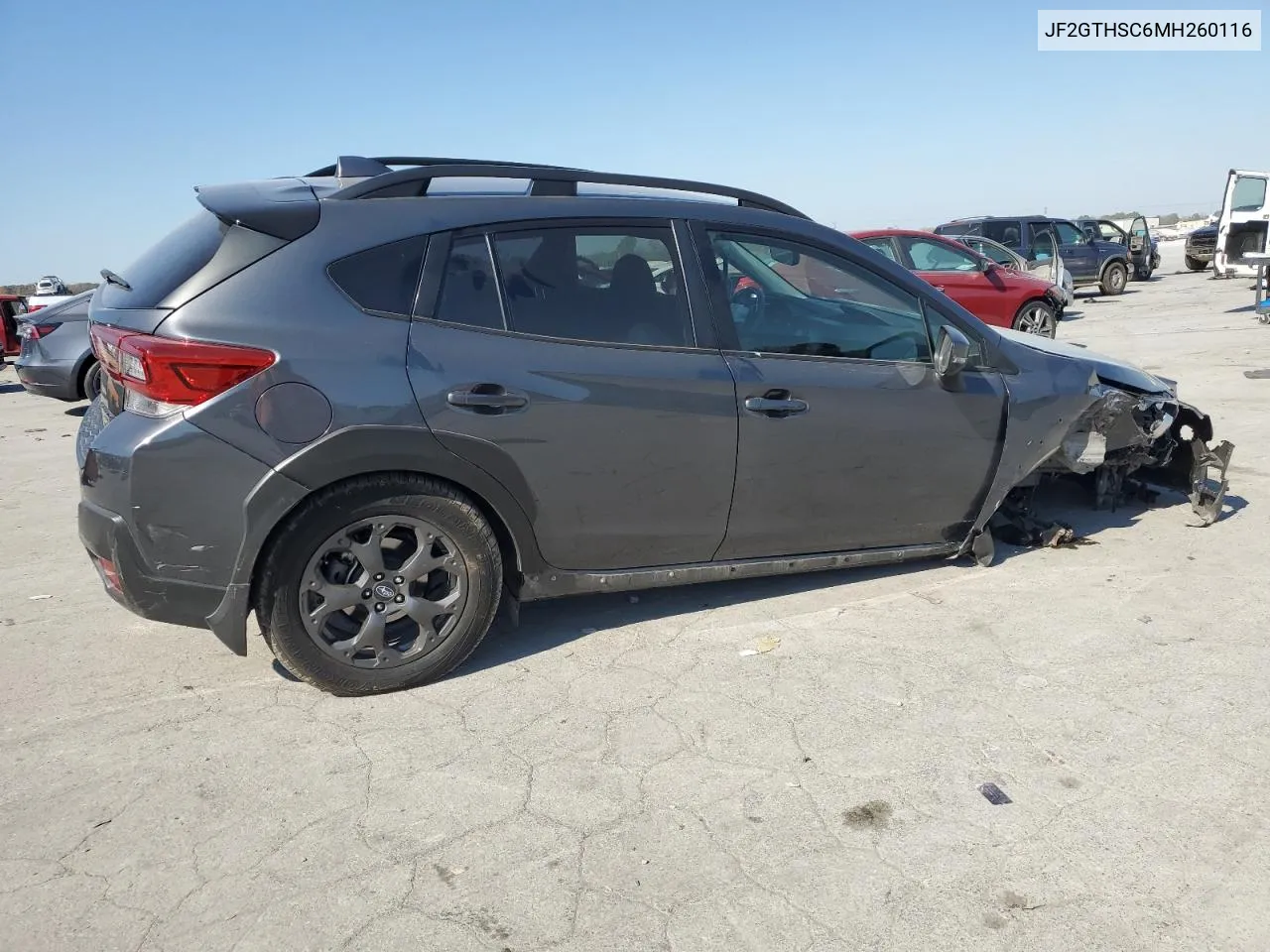 2021 Subaru Crosstrek Sport VIN: JF2GTHSC6MH260116 Lot: 77373484