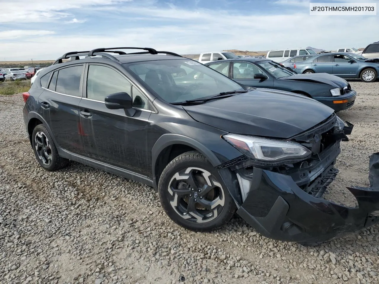 2021 Subaru Crosstrek Limited VIN: JF2GTHMC5MH201703 Lot: 77429744