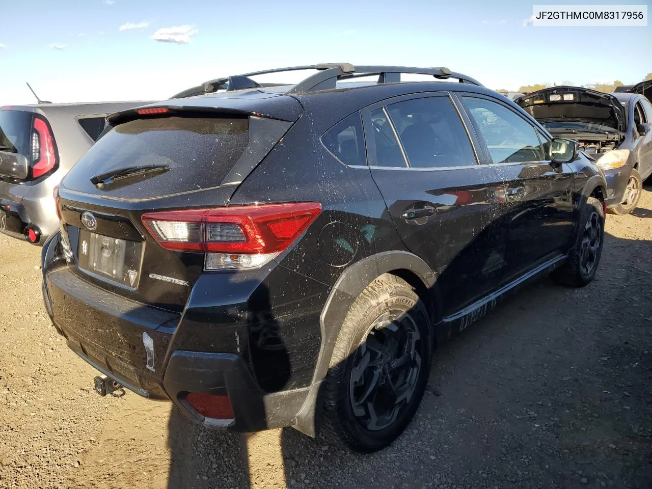 2021 Subaru Crosstrek Limited VIN: JF2GTHMC0M8317956 Lot: 77598554