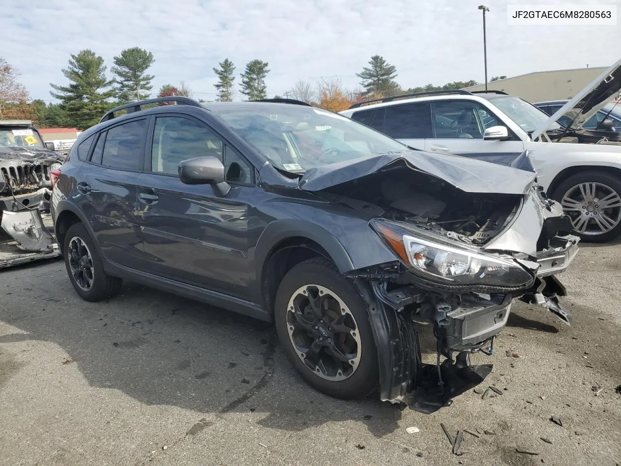 2021 Subaru Crosstrek Premium VIN: JF2GTAEC6M8280563 Lot: 77743514