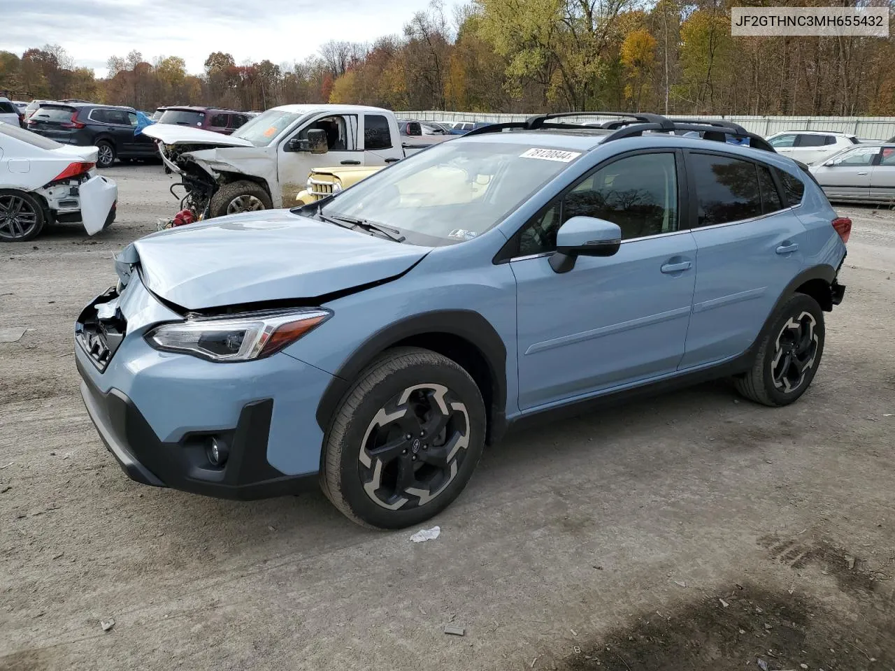 2021 Subaru Crosstrek Limited VIN: JF2GTHNC3MH655432 Lot: 78120844