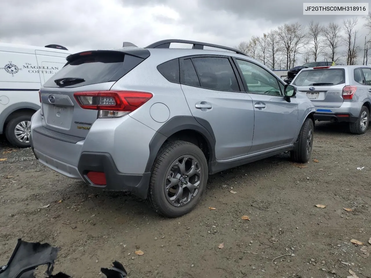 2021 Subaru Crosstrek Sport VIN: JF2GTHSC0MH318916 Lot: 78468704