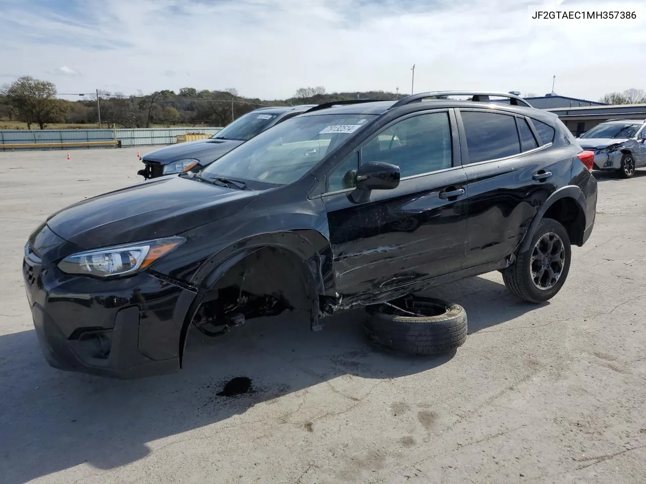 2021 Subaru Crosstrek Premium VIN: JF2GTAEC1MH357386 Lot: 79132514