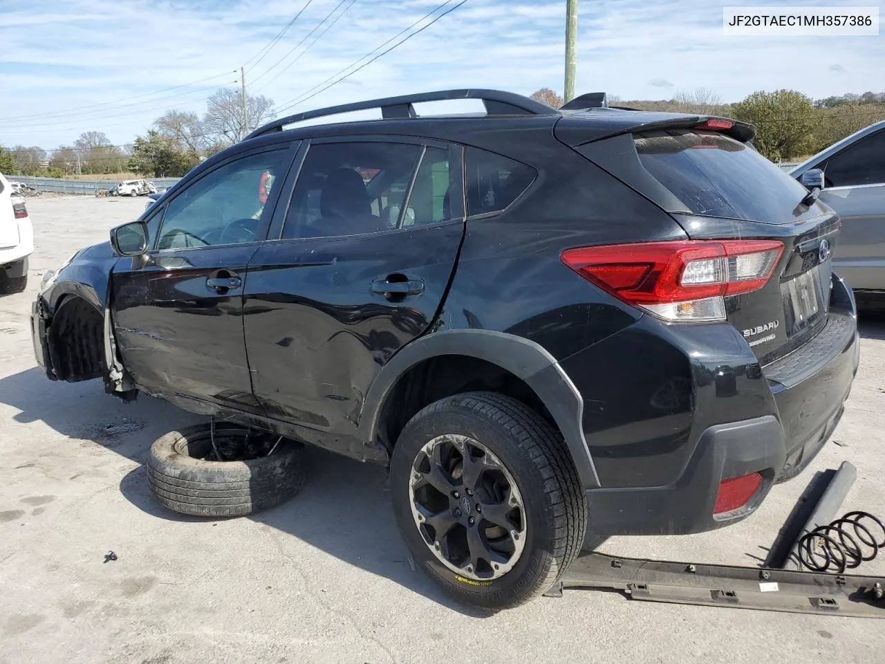 2021 Subaru Crosstrek Premium VIN: JF2GTAEC1MH357386 Lot: 79132514