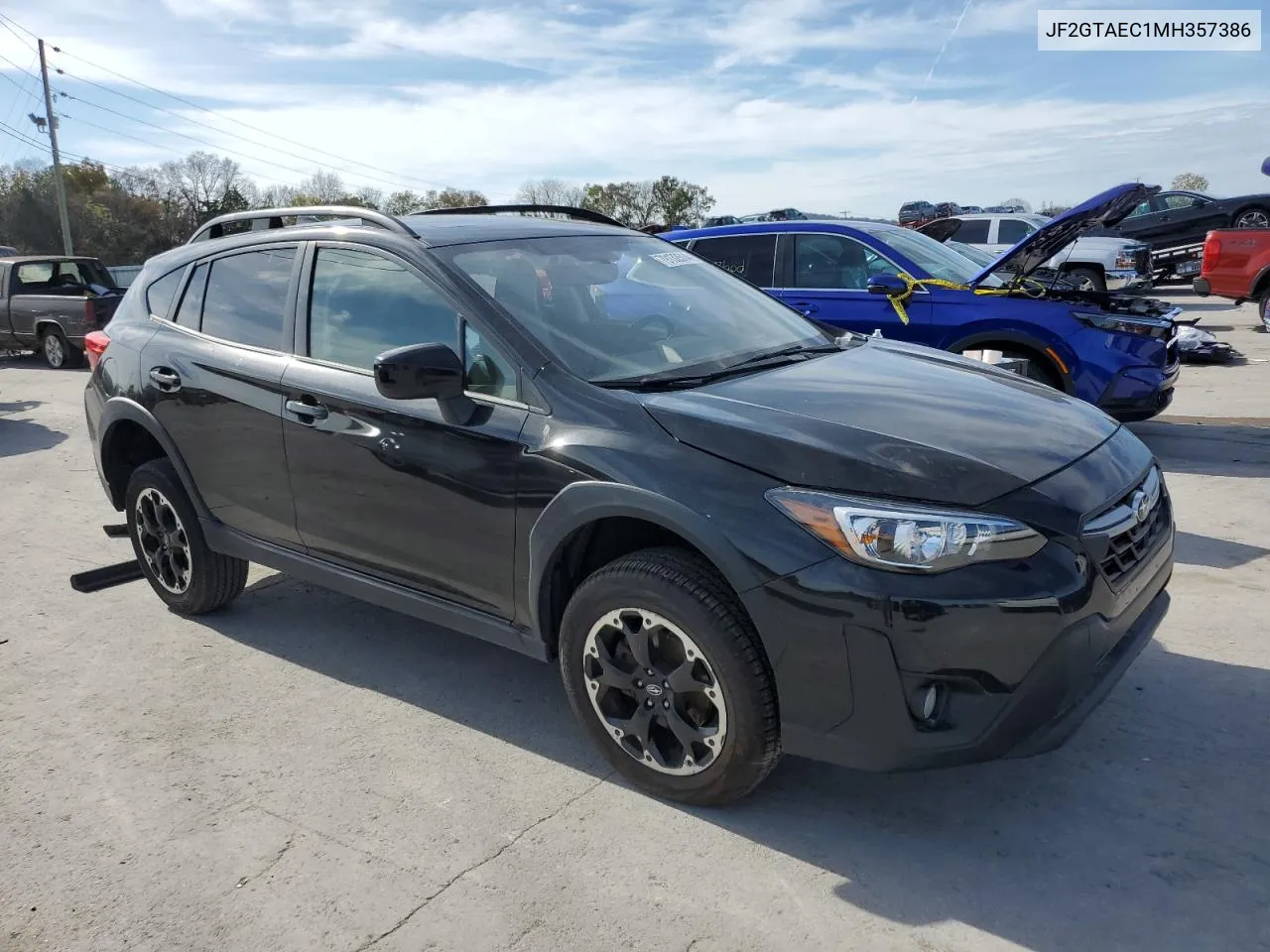 2021 Subaru Crosstrek Premium VIN: JF2GTAEC1MH357386 Lot: 79132514