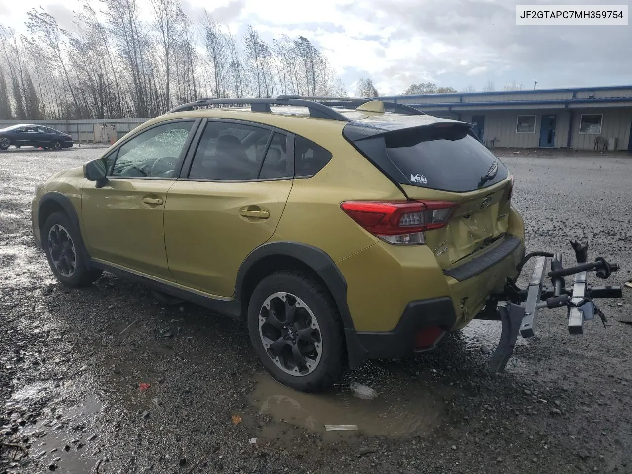 2021 Subaru Crosstrek Premium VIN: JF2GTAPC7MH359754 Lot: 79451724