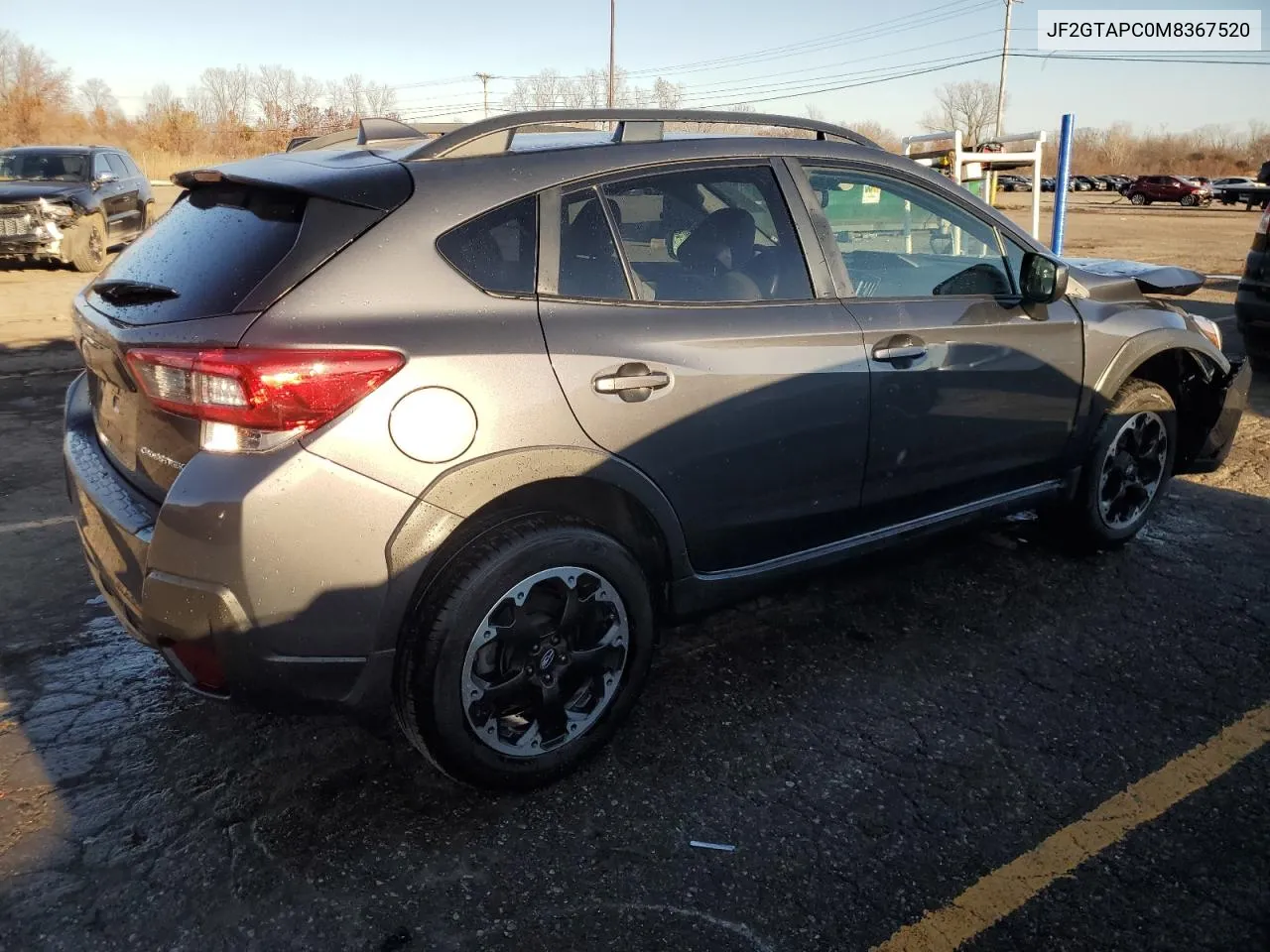 2021 Subaru Crosstrek Premium VIN: JF2GTAPC0M8367520 Lot: 79624324