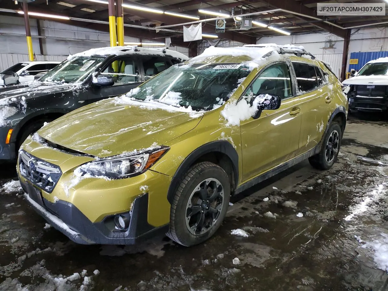 2021 Subaru Crosstrek Premium VIN: JF2GTAPC0MH307429 Lot: 79652784