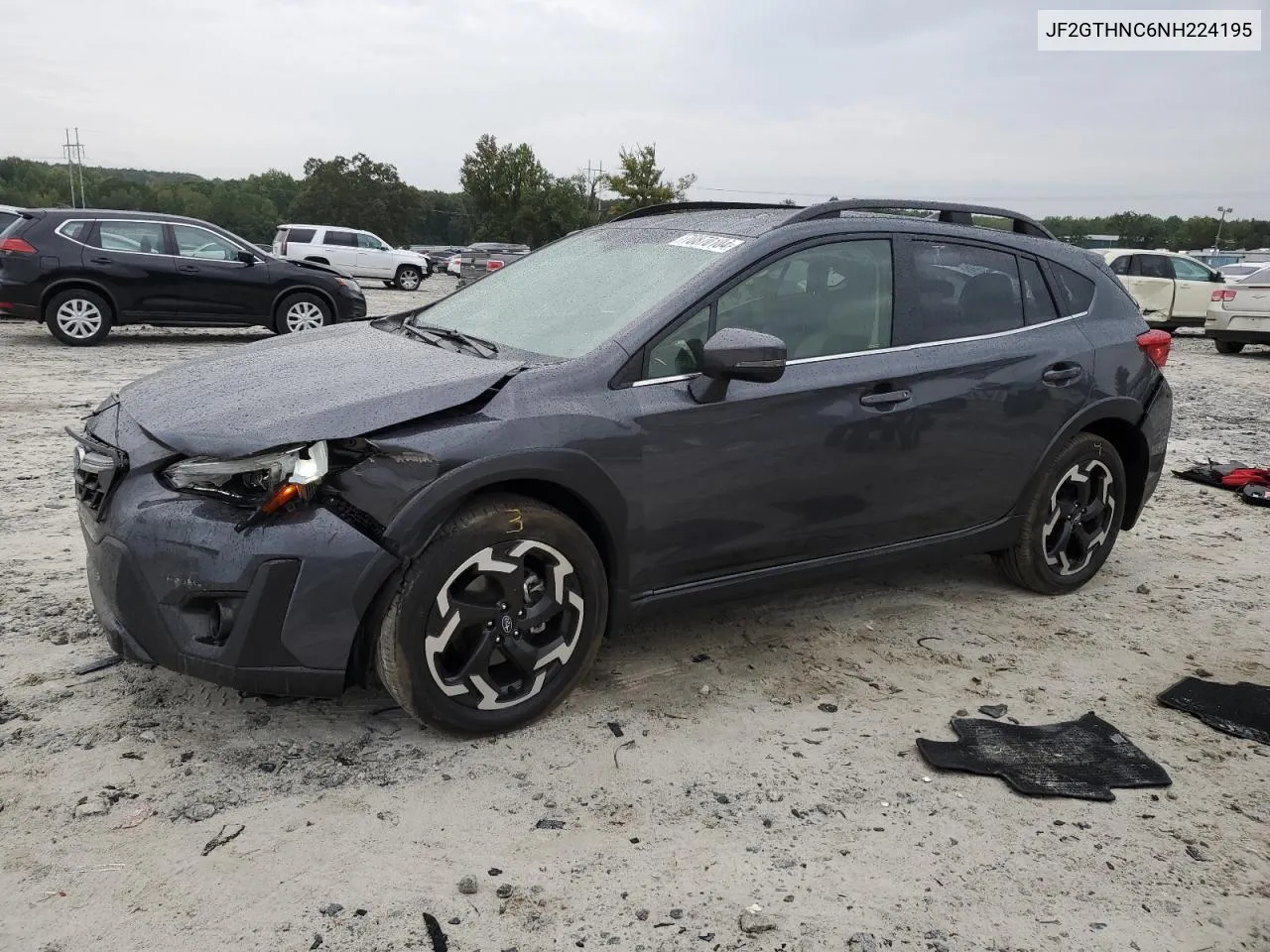 2022 Subaru Crosstrek Limited VIN: JF2GTHNC6NH224195 Lot: 70870104