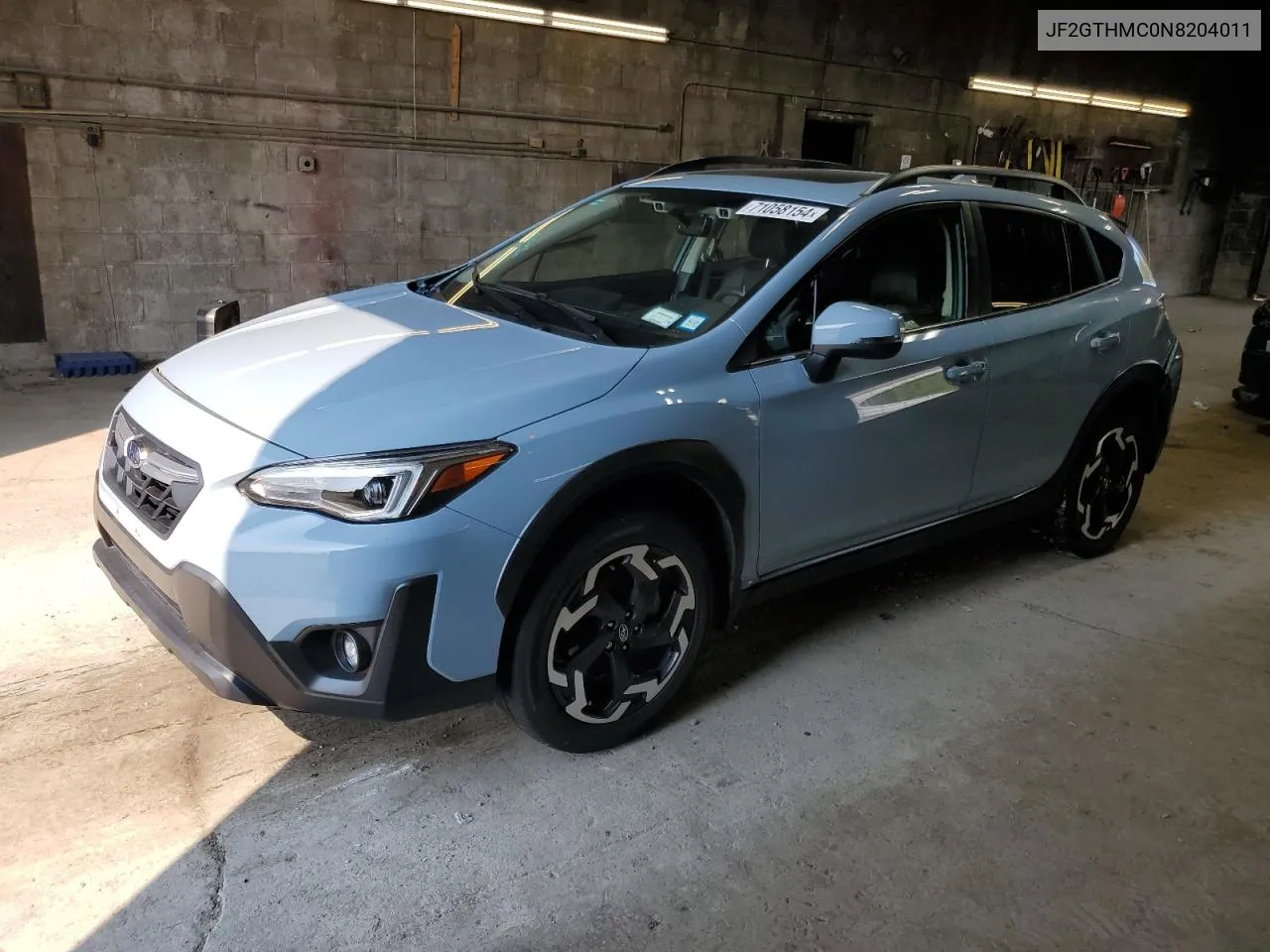 2022 Subaru Crosstrek Limited VIN: JF2GTHMC0N8204011 Lot: 71058154