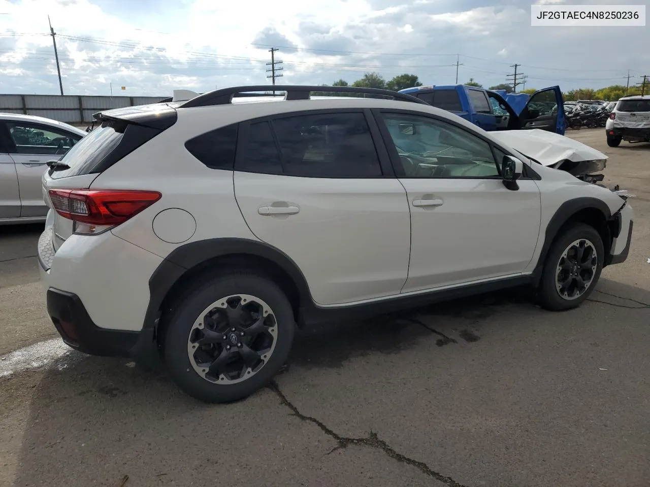 2022 Subaru Crosstrek Premium VIN: JF2GTAEC4N8250236 Lot: 72050224