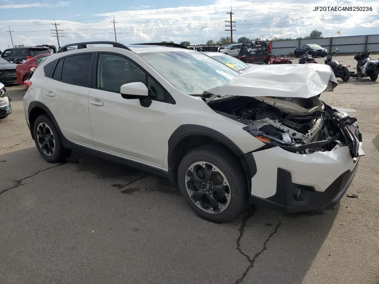 2022 Subaru Crosstrek Premium VIN: JF2GTAEC4N8250236 Lot: 72050224