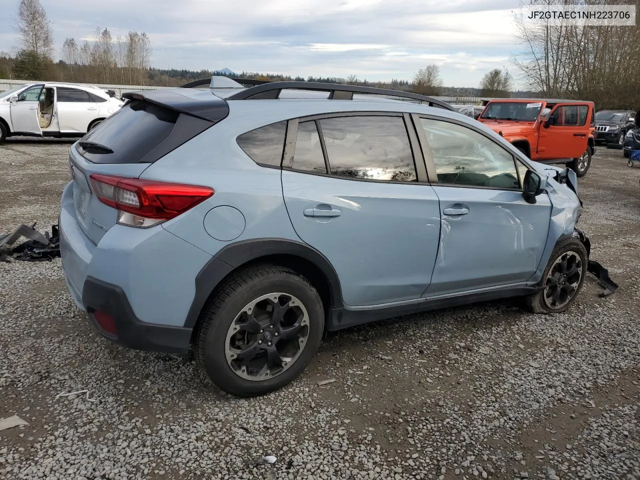 2022 Subaru Crosstrek Premium VIN: JF2GTAEC1NH223706 Lot: 78088604