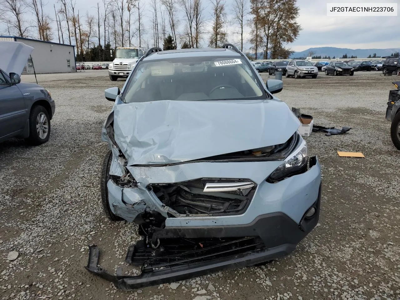 2022 Subaru Crosstrek Premium VIN: JF2GTAEC1NH223706 Lot: 78088604