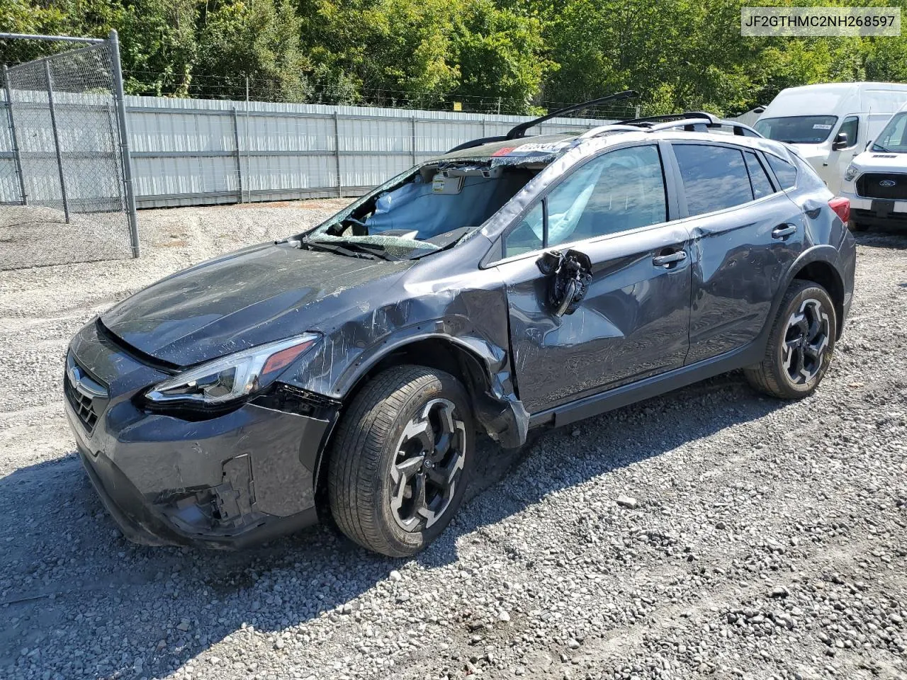 2022 Subaru Crosstrek Limited VIN: JF2GTHMC2NH268597 Lot: 79753034