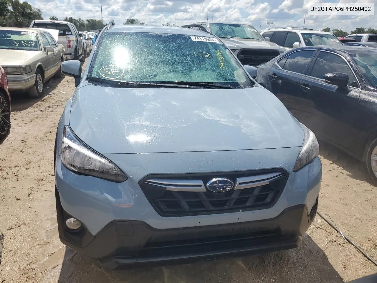 2023 Subaru Crosstrek Premium VIN: JF2GTAPC6PH250402 Lot: 74118994