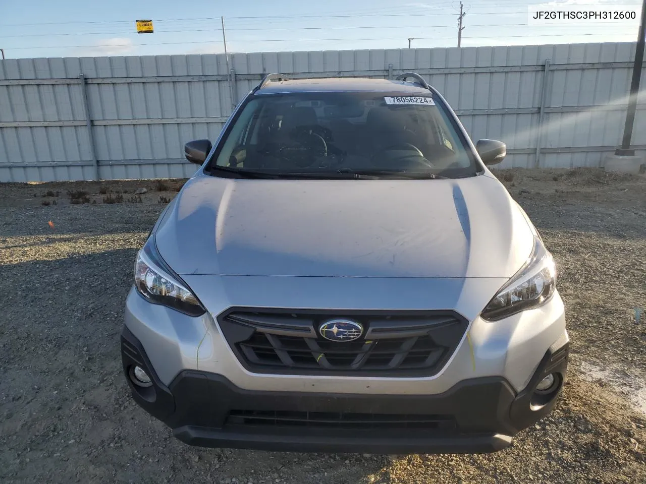 2023 Subaru Crosstrek Sport VIN: JF2GTHSC3PH312600 Lot: 78056224