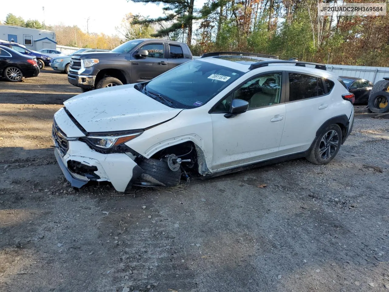 2024 Subaru Crosstrek Premium VIN: JF2GUADC2RH369584 Lot: 78911874