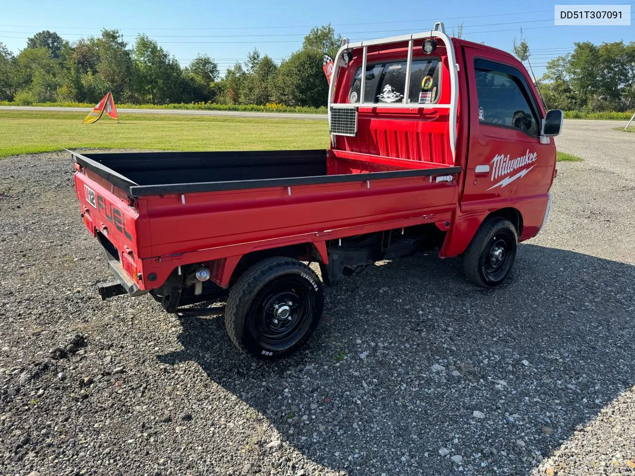 1993 Suzuki Minitruck VIN: DD51T307091 Lot: 75232854