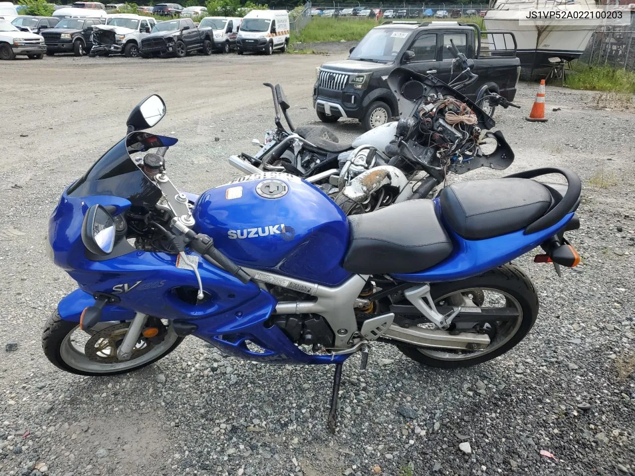 2002 Suzuki Sv650 S VIN: JS1VP52A022100203 Lot: 69515704