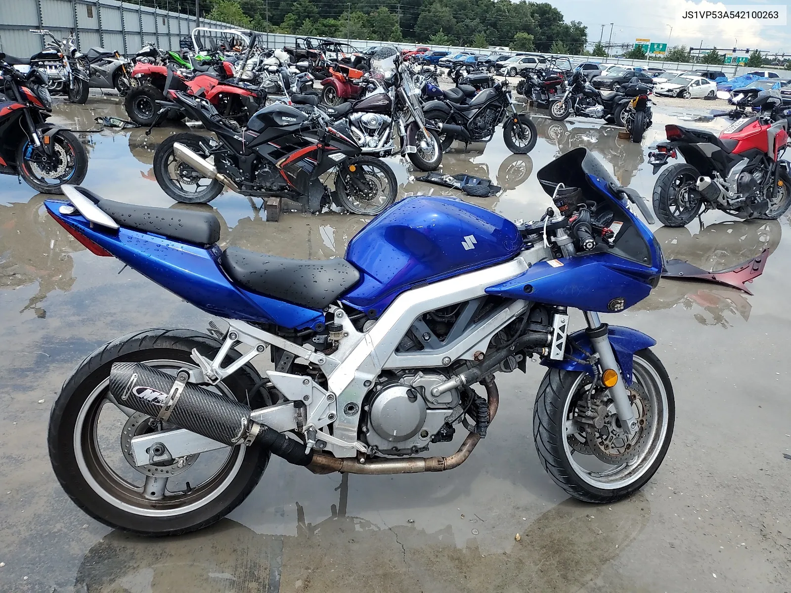 2004 Suzuki Sv650 VIN: JS1VP53A542100263 Lot: 67740504