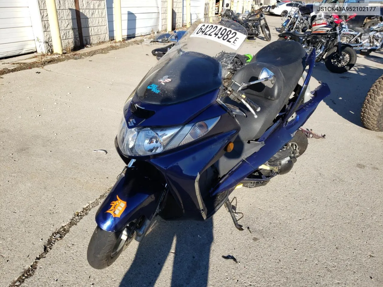 2005 Suzuki An400 K3 VIN: JS1CK43A952102177 Lot: 64224982