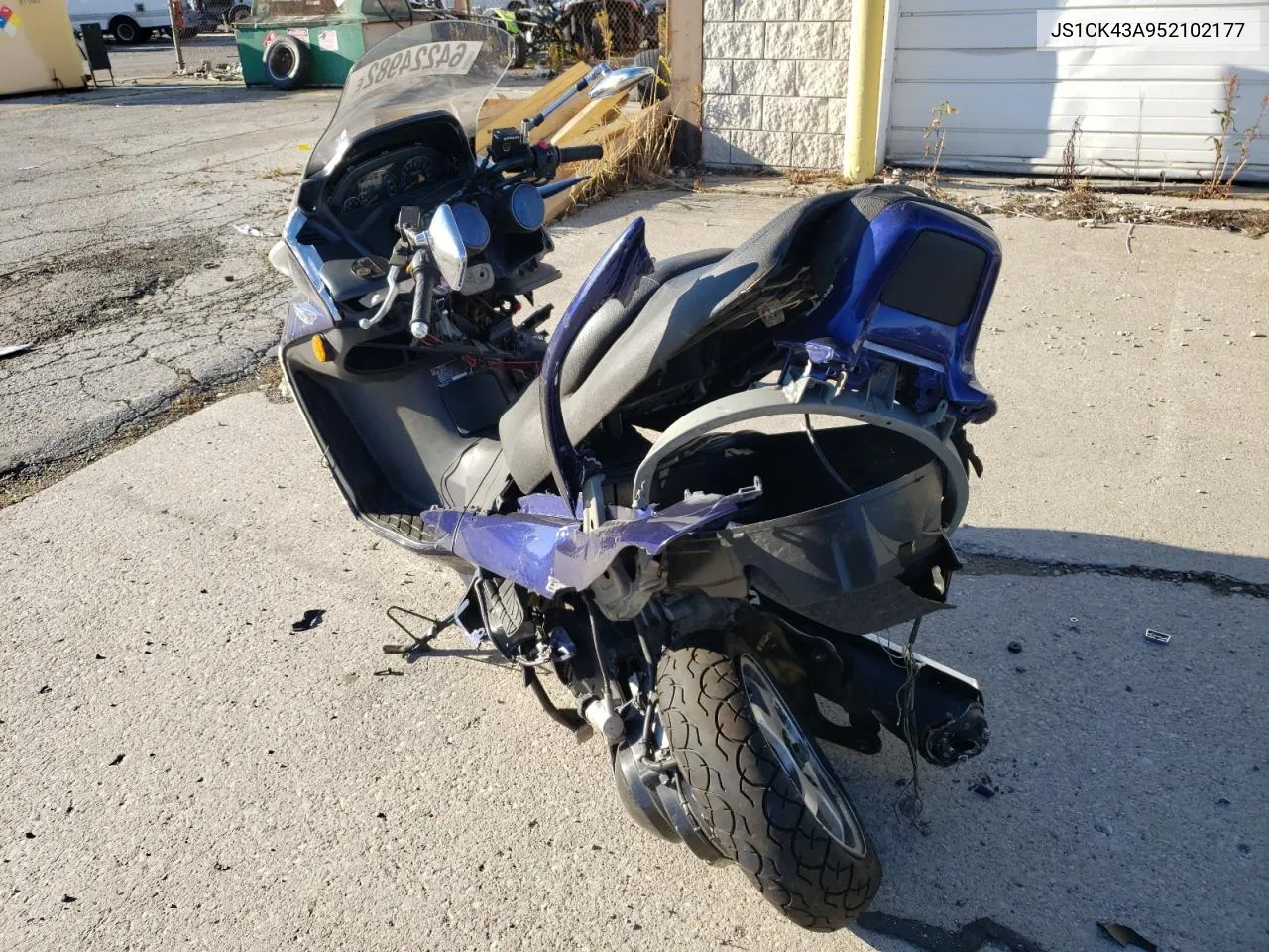 2005 Suzuki An400 K3 VIN: JS1CK43A952102177 Lot: 64224982